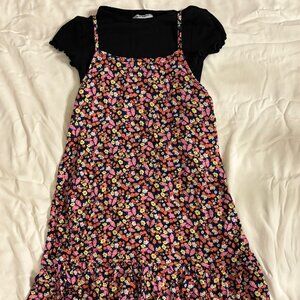 Girls Old Navy Rayon Floral Dress x 3 - Size XL 14/16 - LIKE NEW